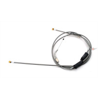 Kompletní řadicí lanko, připravené k instalaci, šedé, pro DKW Hummel Standard, Victoria Moped Mokick