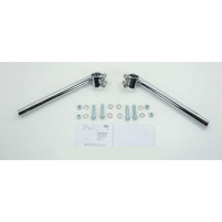 Řidítka Fehling clip-on sada 33mm objímka 265mm šířka 22mm průměr pro Zündapp, Kreidler, Hercules, Puch, KTM, DKW, moped, moped, motocykl, KKR