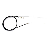 Spojkové lanko univerzální 1600mm černé pro Hercules Prima 4, 5, 2, 2N, 2S, 3S, SX, 4N, 5S, M4, M5, Hobby Rider, Optima, DKW, KTM, Rixe, Zündapp, Krei