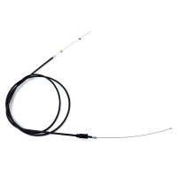 Univerzální lanko plynu 1600 mm otevřené, černé pro Hercules Prima 4, 5, 2, 2N, 2 S, 3 SX, 4N, 5S, M4, M5, Hobby Rider, Optima, DKW, KTM, Rixe, Zündap