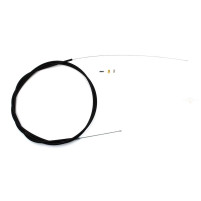 Plynové lanko univerzální 1600mm otevřené černé pro Kreidler Florett RMC K54/421, RM K54/42D, K 54/404, Zündapp GTS, KS, CS, CX, Hai, C 50, ZD, M Comb