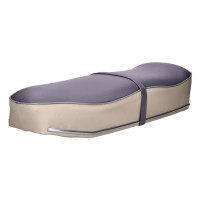 Sedlo šedo-bílé, 610×200×110 mm, pro Zündapp Sport Combinette typ 510/433