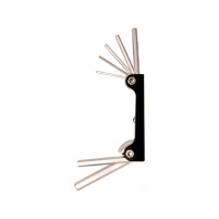 Skládací imbusový klíč 2,5-10 mm, 7dílný