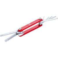 Skládací imbusová sada 7 dílů (1,5 – 6 mm)