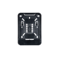 Vyměnitelná podložka pod SPZ, černá plastová, pro moped, mokick