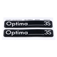 Sada samolepek MOGA 2 kusy 105 mm x 21 mm pro Hercules Optima 3S