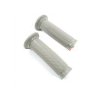 Gumová rukojeť 110 mm 22/24 mm šedá pro Hercules MK 50 Prima M, Kreidler Florett nádrž na vejce LF LH Flory MF MP, Zündapp GTS C Combinette, Puch Maxi