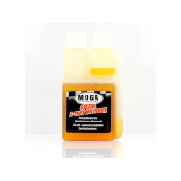 Láhev na motorový olej MOGA 250ml rozměry 165 mm výška 90 mm šířka 45 mm hloubka pro moped Mokick