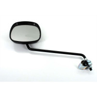 Zrcátko bumm Black 110x105mm 22mm svorka 200mm tyč pro Zündapp, Kreidler, Hercules, DKW, Puch, KTM