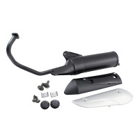 Kompletní výfuk pro motory GY6, 139QMB,QMA 10 palcová kola