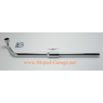 Výfukové svody ocelové 26mm připojení válce 28mm připojení výfuku levé pro Hercules, Prima