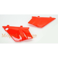 Boční kryt červený plastový 2dílný pro Honda, MT 50, 80