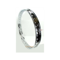 Ráfek 1,60 x 19 palců s 36 děrovanými otvory a 7mm niplem pro Kreidler Florett, Mustang, Cross, Mofa, Moped, Hercules Supra, Enduro