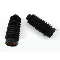 Gumové měchy vidlic 30/24mm 125mm černé pro Kreidler, Florett, nádrž na vejce K 54/OM, 53