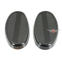 Kolenní polštář, černý, 2dílný, pro malé motocykly Kreidler, Florett, nádrž na Super 4, 5, TS Mokick