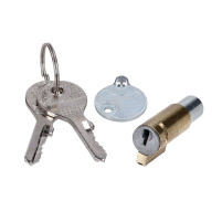 Mosazný zámek řízení 12mm se 2 klíči a krytem pro Kreidler Florett K 54, Flory, Zündapp, Hercules