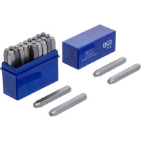 Sada razítkových písmen 5mm DIN1451 27 kusů