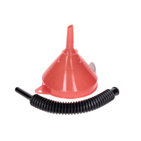 Benzínový trychtýř D210 mm s jemným sítkem a ohebnou hadicí 460 mm (Hünersdorff)