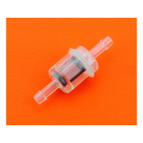 Plastový palivový filtr Karcoma 6mm pro Zündapp CS, CX, Hai, M 50, Bergsteiger, GTS, C, KS, Star, Hercules Prima, M, Optima, K Ultra, MK, Kreidler Flo