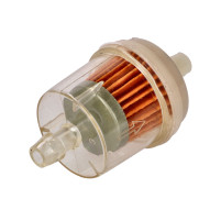 Benzínový filtr plastový 6mm transparentní pro Zündapp CS, CX, Hai, M 50, Bergsteiger, GTS, C, KS, Star, Hercules Prima, M, Optima, K Ultra, MK, Kreid