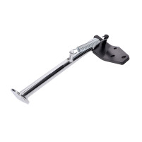 Boční stojan chromovaný 310 mm s upevňovacími šrouby pro Kreidler Florett RS, RMC, LF, LH, TM