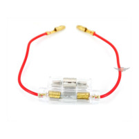 Plastový držák pojistky s kabelem a pojistkami – pro Yamaha RD, DT, FS (50, 80, 125)