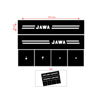 Šablona k nástřiku JAWA 50 - 20, 21 (sada)