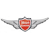 Samolepka 7 cm x 2 Voděodolná na moped, skútr, koloběžku