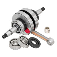 Otočný mechanismus klikové hřídele High End s ložisky verze 2.0 pro Puch Maxi S / N (E50) 48.8 ccm 2T AC 1-stupňová automatická převodovka pravostrann