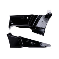 Sada krytů rámu, černá, 2dílná, pro Zündapp C 50 Sport, GTS 50, KS50, KS100 Typ 517, 518 (517-10.117 / 517-10.118)