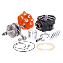 Sada válce Big Bore MVT Iron Max s klikovou hřídelí 44,8 mm KB=13 mm 90 ccm pro Piaggio/Derbi D50B0