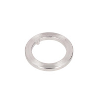 Distanční podložka/podložka nosu 25,3x18,3x2,5mm M18 pro osu středového složení, chromovaná