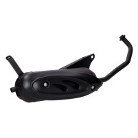 Černý výfuk Tecnigas Silent Pro pro SYM Symphony, Peugeot Tweet 50cc 4T