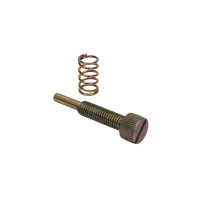 Šroub dorazu šoupátka s pružinou pro karburátor  JIKOV