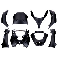Sada černých plastů 8-dílů pro Piaggio MP3 125-500 2008-2012