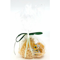 Mini dárkové balení od včeliček (medík + úl/svíčka ze včelího vosku)