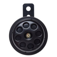 Univerzální černý klakson/houkačka 6V pro mopedy, motocykly