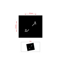 Šablona k nástřiku Babetta 228, 207 - poloha palivového kohoutu