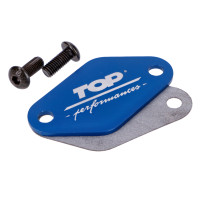 Kryt olejového čerpadla Top Performance modrý pro Minarelli AM6, Derbi