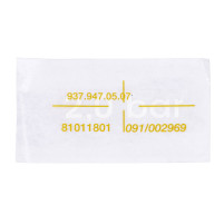 Černá nálepka 2,0 baru pro Hercules, K 125 BW V1, V2