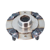 NÁBOJ PŘEDNÍHO KOLA PRO VESPA 8" UZAVŘENÝ RÁFEK RMS CLASSIC PIAGGIO VESPA 125 V1-33-VM-VN-VNA-VNB1-2-150 VL-VB1T-T2-T3-VBA-VBB 002883-17436 - ŠROUBY