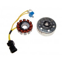 Zapalování - stator a rotor Piaggio 125/150/200 ccm  (58059R,584694)