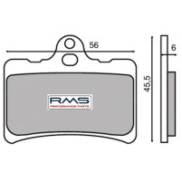 Brzdové destičky pro Aprilia Climber 280, Beta Synt/gara Techno, Cagiva Blues 50 Super City 50/80 Prima 50