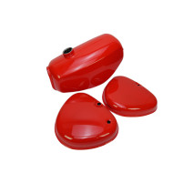 Palivová, benzínová nádrž + kryty pro SIMSON S51 Elektronic - červená