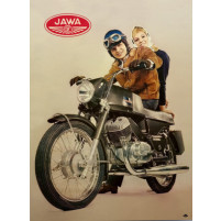 Plakát Jawa 350 Bizon (84 x 59 cm)