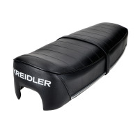 Sedlo 630x240mm s otvorem pro přihrádku na nářadí a černým hliníkovým obložením pro Kreidler Florett K54 RS