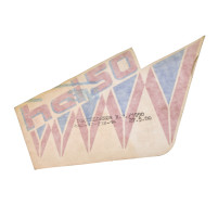 Samolepka na boční kryt Zündapp Hai 50 typ 448 – modro/červená (pravá, NOS)