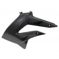Kryt nádrže levý černý OEM pro Derbi Senda 2011-, Gilera RCR, SMT