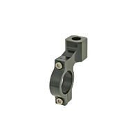 Objímka pro zrcátko M10 pravý závit pro 22 mm řídítka - černá