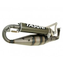 Výfuk Yasuni Carrera 16  pro Minarelli horizontální (žlutý karbon)